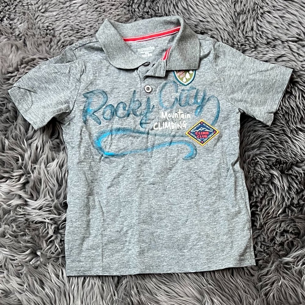 Toughskins | Boy's T-Shirt | Grey | Size M (5/6)